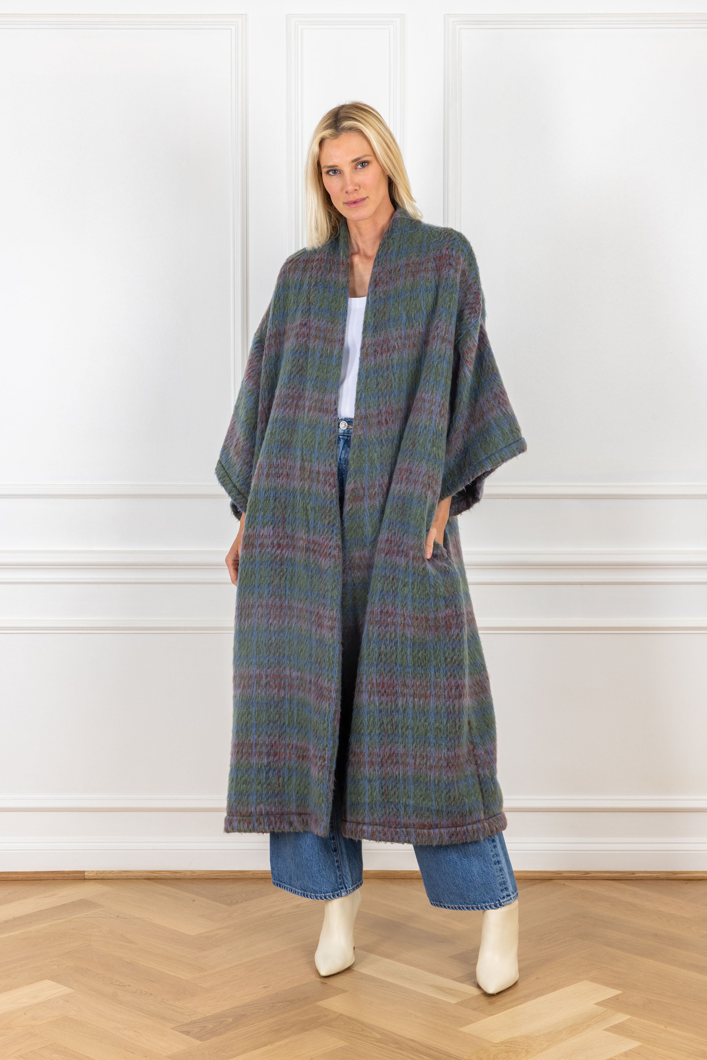 Forest Mohair Maxi Duster