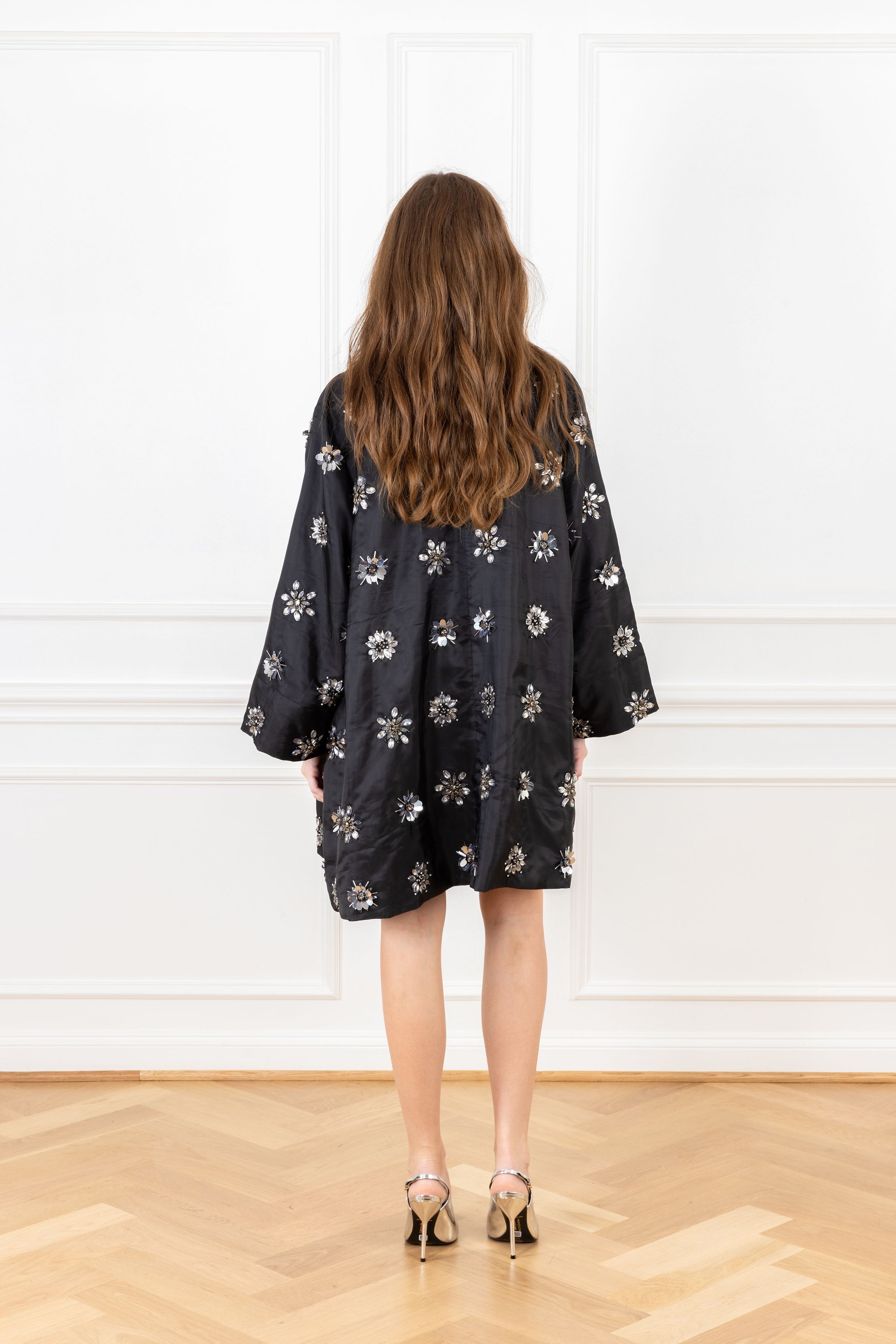 Jewel Burst Mini Dress Coat